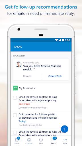 Salesforce Inbox screenshot 2