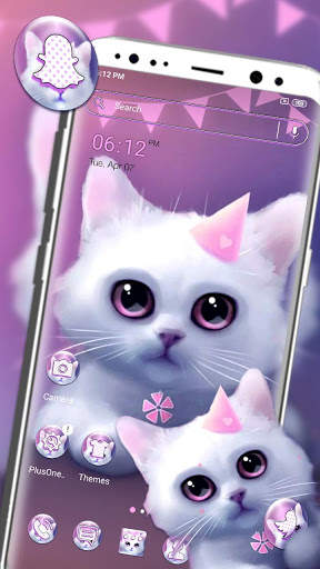 Cute Kitty Launcher Themes screenshot 1