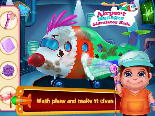 Airport Manager Simulator Kids - Play Clean Planes screenshot 8