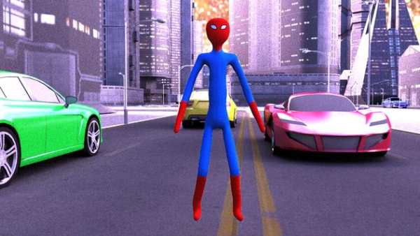 Spider Stickman Rope Amazing Battle screenshot 1