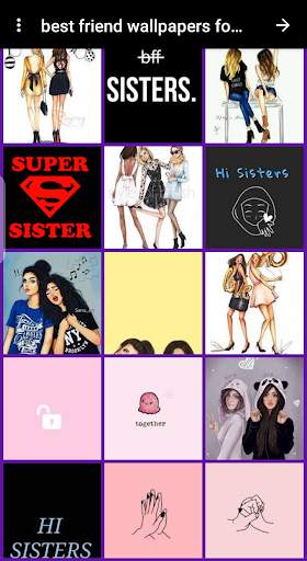 best friend wallpapers for 2 aesthetic screenshot 2