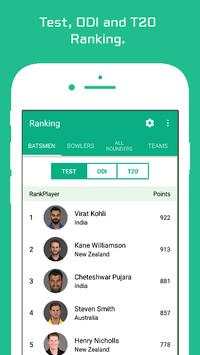 CricScore - Live cricket score, Schedule,World cup screenshot 4