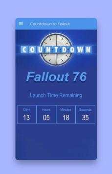 Countdown for Fallout 76 & Fallout 76 Wallpaper 1 تصوير الشاشة