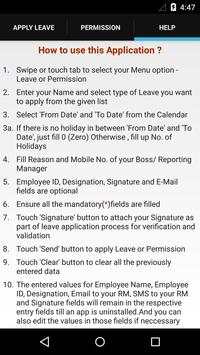 Leave Application скриншот 4