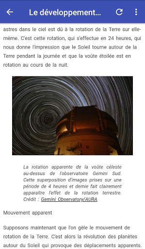 Cours Astronomie скриншот 2