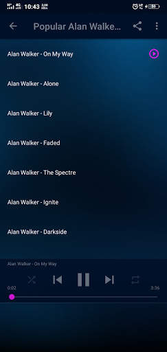 Alan Walker MP3 offline full album screenshot 2