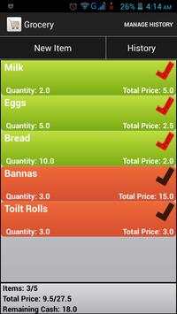 Easy Shopping List screenshot 2