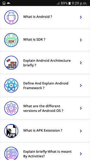 Learn Android With Source Code & Quiz App screenshot 3
