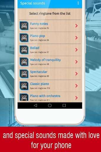 ringtones piano for phone, piano sounds free screenshot 5