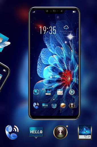 Colorful flower theme for galaxy G10 best launcher screenshot 3