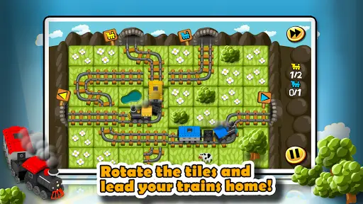 Train Tiles Express Puzzle screenshot 1