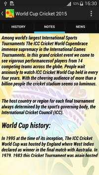 World Cup Cricket - 2015 screenshot 4