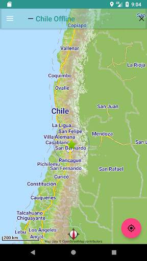 Chile Offline Map screenshot 1