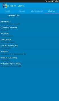 Cheats for Gta Vice City Plus screenshot 12