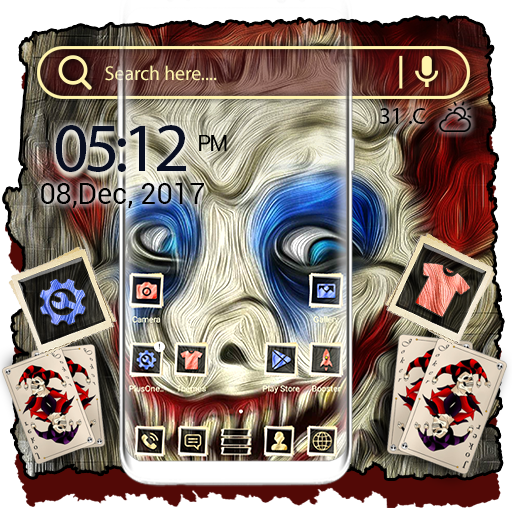 Scary Clown Launcher Theme icon