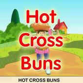 Hot Cross Buns Story for Kids Video Offline icon