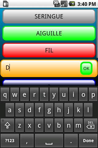 Chaine de Mots Lite screenshot 1
