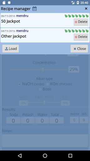 Mendrulandia.es (soap calculator) app screenshot 2