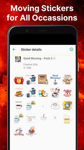 Animated/GIF Love Stickers for WhatsApp screenshot 5