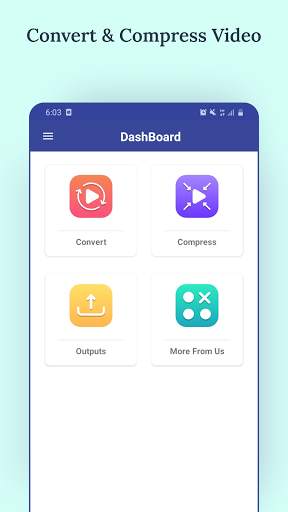 Video Converter & Compressor(MP4,MOV,MKV,AVI,3GP) screenshot 1