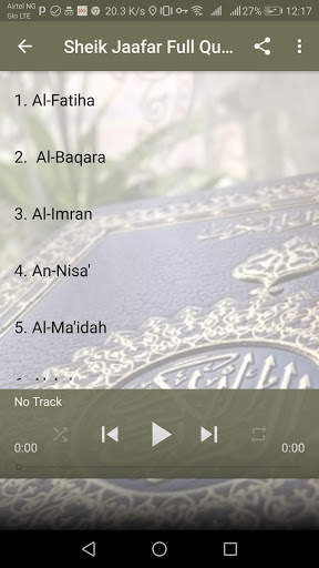 Sheikh Jaafar Mahmoud Adam Full Quran mp3 Offline screenshot 3