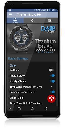 Titanium Brave HD WatchFace Widget Live Wallpaper screenshot 4