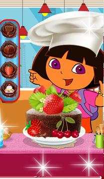 Hot Cooking Dora Cake-Crazy Kitchen Game screenshot 10
