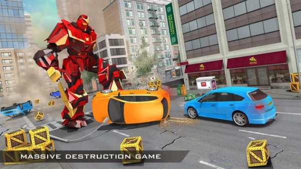 Muscle Car Robot Game – Transforming Robot Car screenshot 12