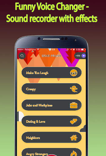Funny Voice Changer - Sound recorder with effects screenshot 1