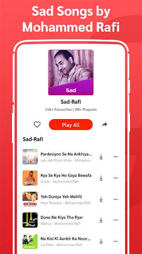 Mohammed Rafi Gane, Songs, Purane Gane,Qawwali MP3 screenshot 5
