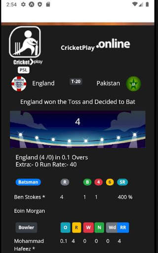 Cricket Play online screenshot 3