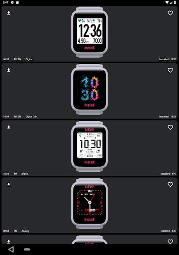 My WatchFace [Free] for Amazfit Bip screenshot 8