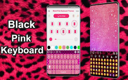 Black Pink Keyboard Themes स्क्रीनशॉट 1