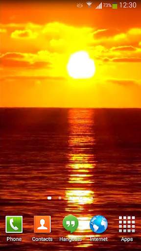 Sunset Ocean Live Wallpaper 3 screenshot 6