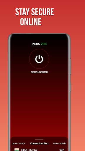 INDIA VPN - Secure VPN screenshot 1
