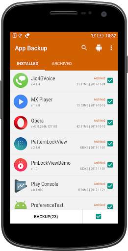 App backup & restore - Apk backup screenshot 2
