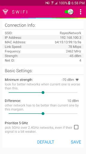 SWIFI | Auto Switch Best WiFi screenshot 1