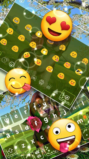 Garden Cute Dog Keyboard screenshot 3