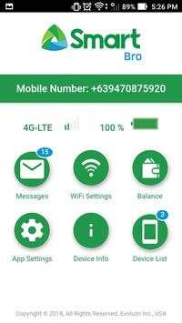 Smart Bro Pocket WiFi screenshot 1