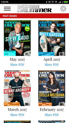 Modern Drummer Magazine 1 تصوير الشاشة