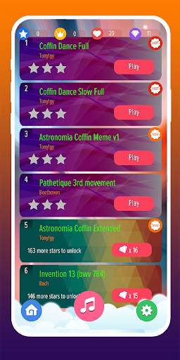 Coffin Dance Meme - Astronomia Piano Tiles screenshot 2