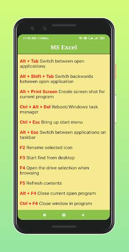 Computer Shortcut Key - Keyboard Shortcut Key screenshot 7
