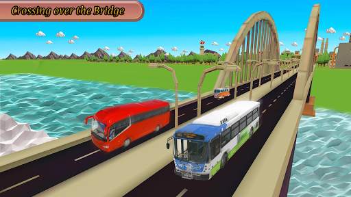 City Toon Bus Driving Game 2019 - bus simulator screenshot 1