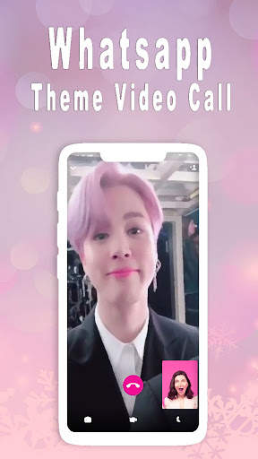 BTS Video Call Real - Prank Fake Video Call 2 screenshot 1