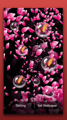 Petals Live Wallpaper screenshot 2