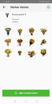 Flower stickers app for whatsapp - Roses screenshot 5