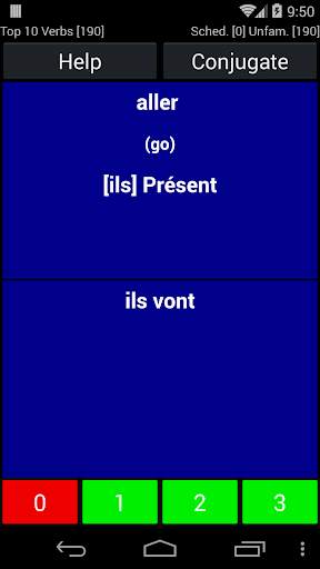French Verb Trainer screenshot 3