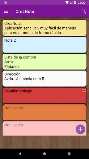 CreaNota: Notas, Alarmas, Texto a voz, Colores screenshot 1