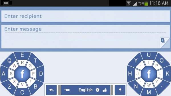 Messenger Style Keyboard screenshot 3