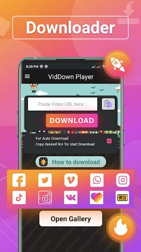 Vmet Player | Video Downloader | Video Player screenshot 4